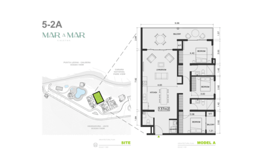 Apartamento En Venta Condominio Mar a Mar, Esquinero Con Vista Al Mar, 3 Habitaciones COD 136798